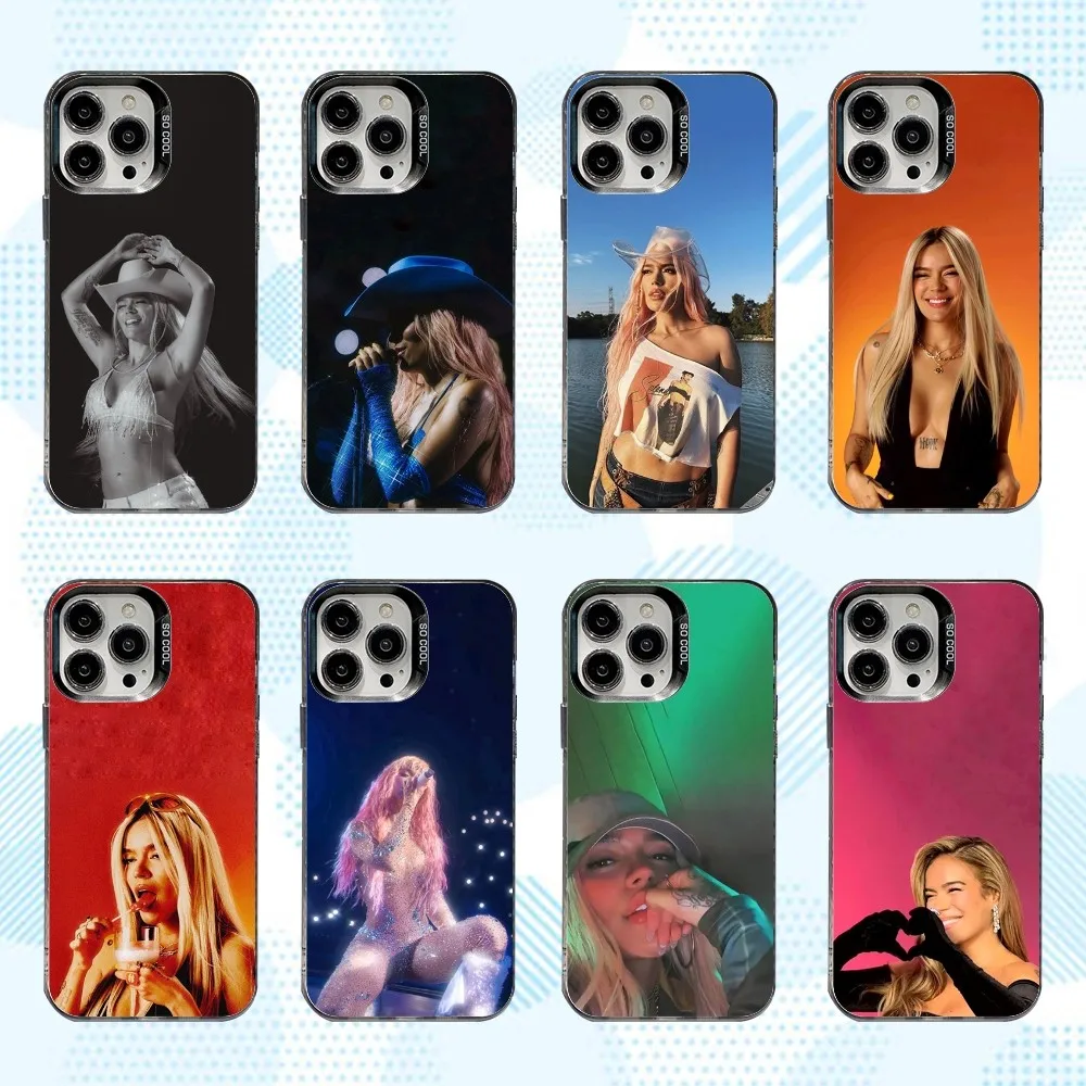 

K-Karol G Manana Phone Case For iPhone 16,15,14,13,12,11,Mini,Pro,SE,MAX White Matte Shockproof Cover
