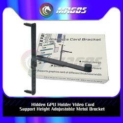 Hidden GPU Holder Video Card Support Height Adajustable Metal Bracket Support ATX EATX Motherboard