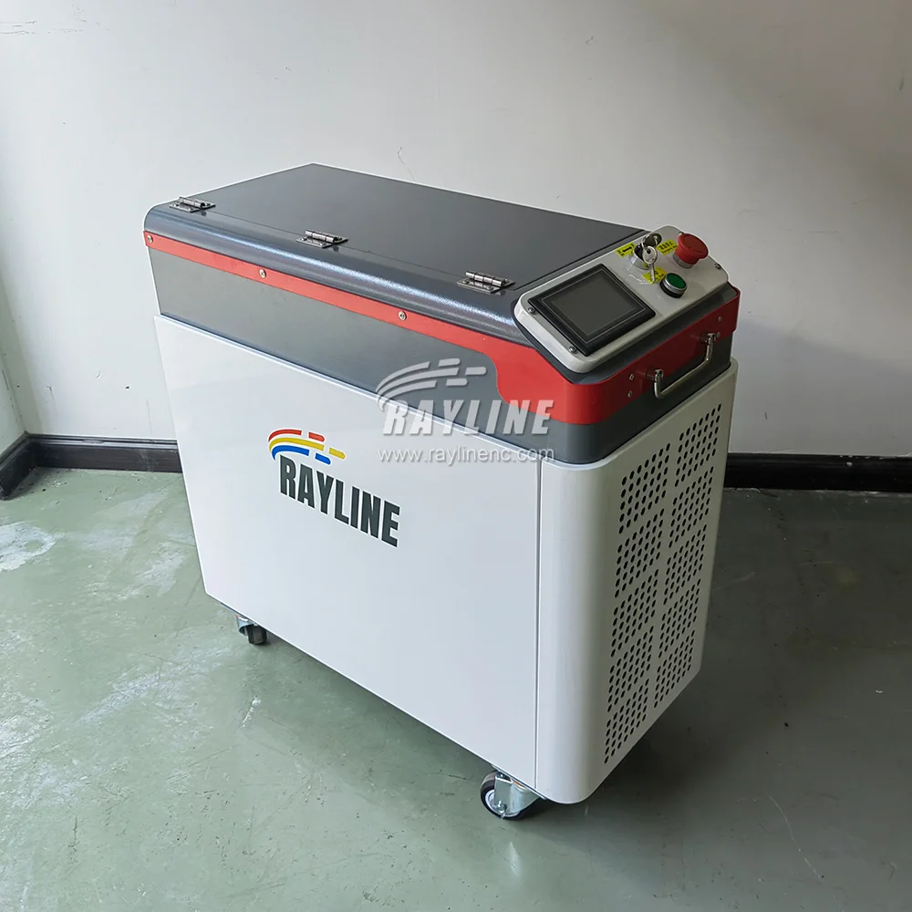 Industrial Cabinet Laser Cleaning Machine Air Cooled Pulse Rust Remover for Metal Steel Heavy Duty Cleaner
