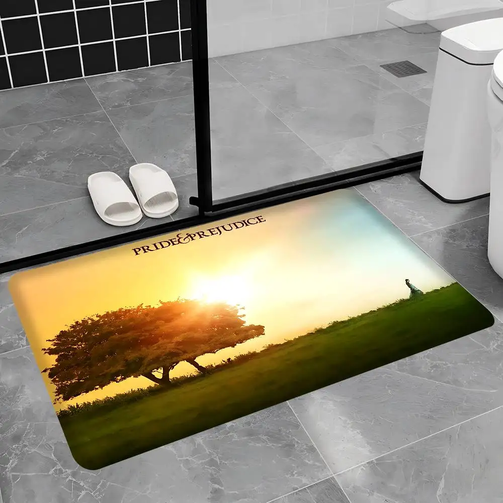 Classic Romance Movie Pride Prejudice Floor Mat Rectangle Anti-slip Home Soft Badmat Front Door Indoor Outdoor Mat