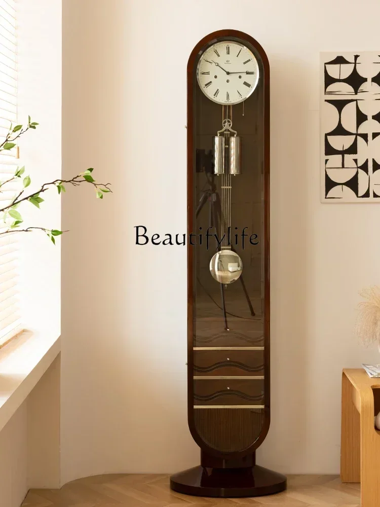 B178 German Hermle the Grandfather Clock Living Room European-Style Clock Minimalist Light Luxury Vertical Machinery Pendulum Cl