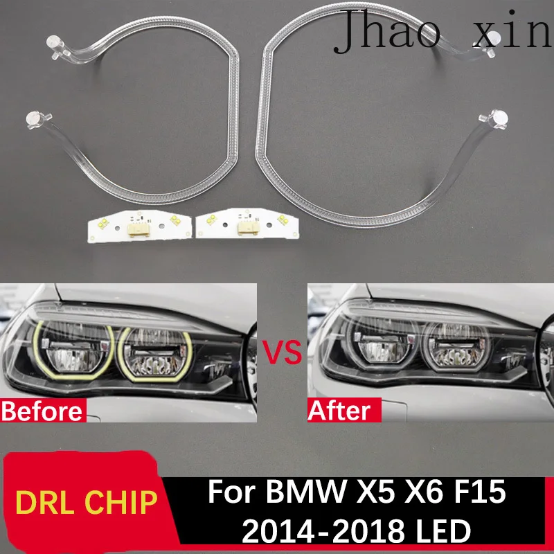 

Angel Eye Ballast Light Source Module Circuit Board for BMW X5 X6 F15 Car Headlight DRL CHIP Lamp Tube White Light 2014-2018 LED