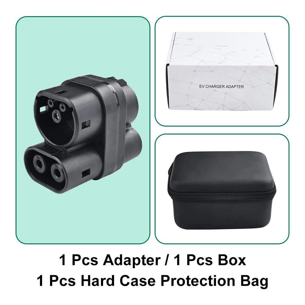 IPENGEN Ccs1 to Ccs2 Адаптер автомобильного зарядного устройства постоянного тока Адаптер 250 кВт Ccs Combo 1 to Ccs Combo 2 EV Адаптер для быстрой зарядки