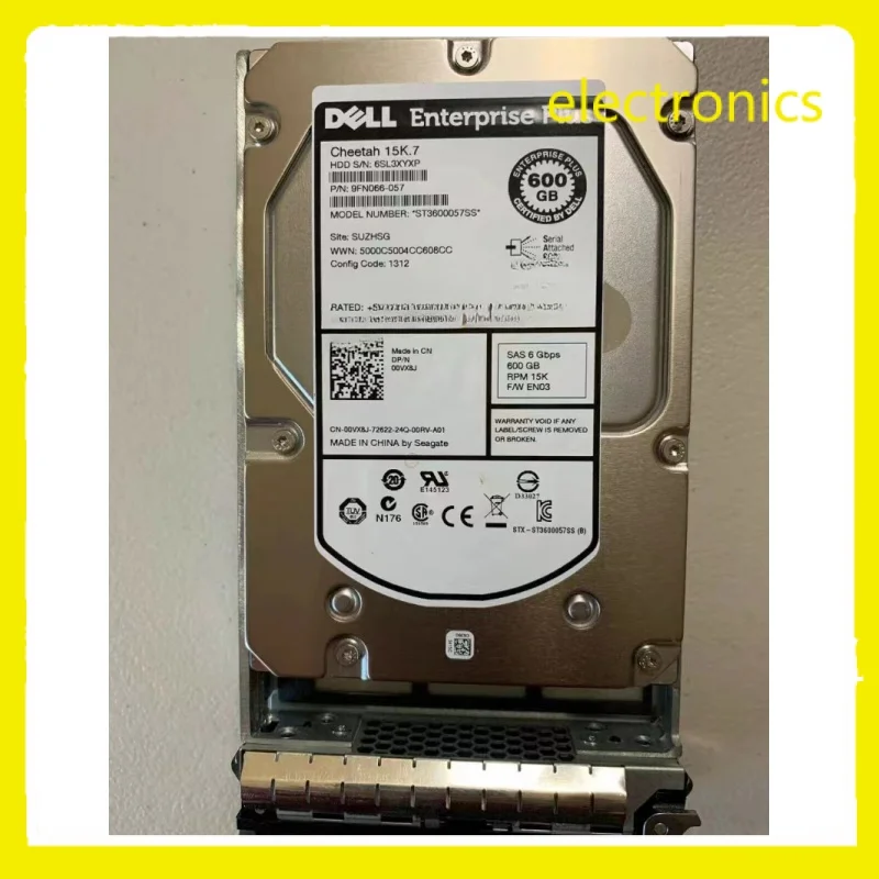 

For Dell 600G 15K 002R3X 00VX8J EqualLogic EQ Server Hard Disk