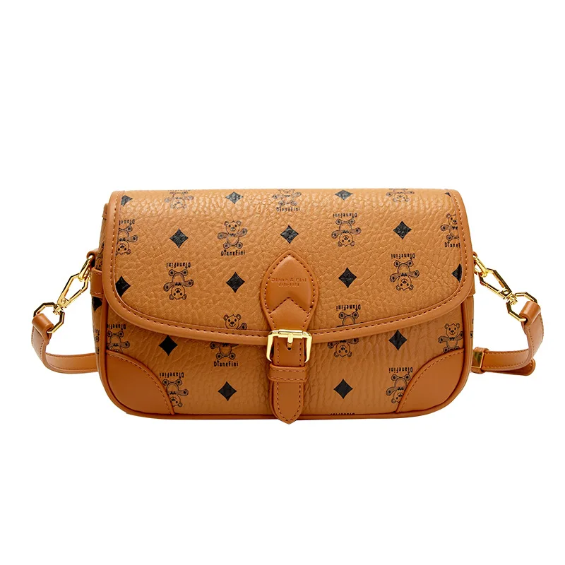 

Large Capacity Leather Diaper Bag Minimalist Designer Paris Crossbody Handbag Ladies Fashionable Casual Shoulder Bag