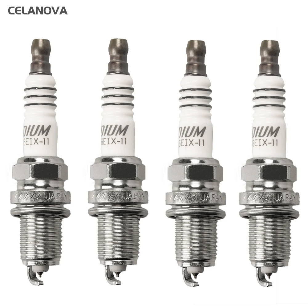 1Pcs/4Pcs/6Pcs Car Spark Plug BKR6EIX-11 3764 For DAIHATSU ALTIS LEXUS IS LOTUS ELISE EXIGE TOYOTA RAV 4 AVENSIS CAMRY COROLLA