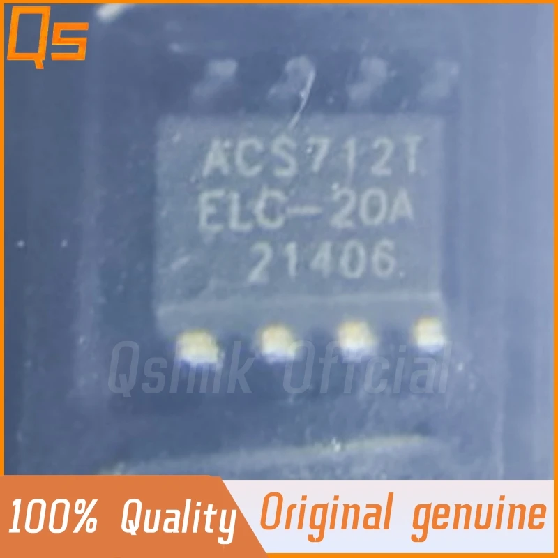 New Original ACS712ELCTR-20A-T ACS712 SOIC8 Current Sensor IC