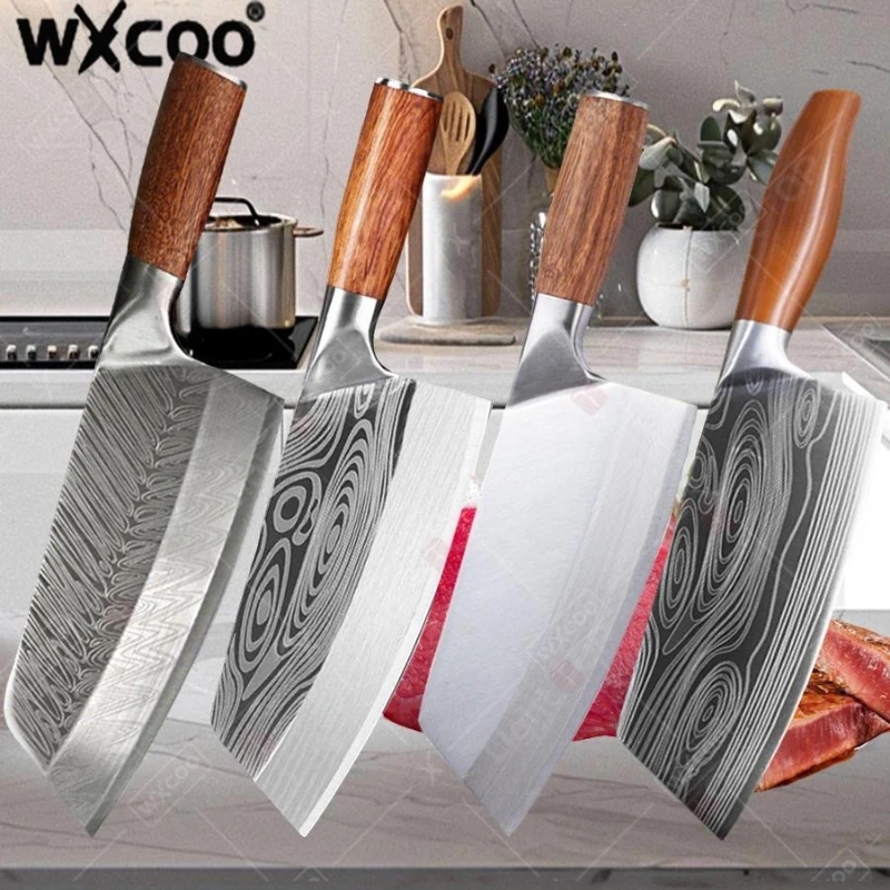WXCOO Professional Kitchen Chef's Knife Ultra Sharp Kitchen Knife Stainless Steel Fish Slicing Vegetable Cutting Knife