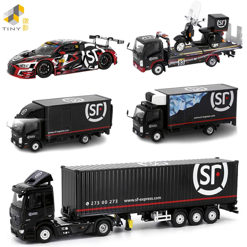 1-64-caminhao-refrigerado-hino-caminhao-conteiner-serie-sf-express-modelo-colecionavel-de-carro-de-simulacao-em-miniatura-fundido-em-liga
