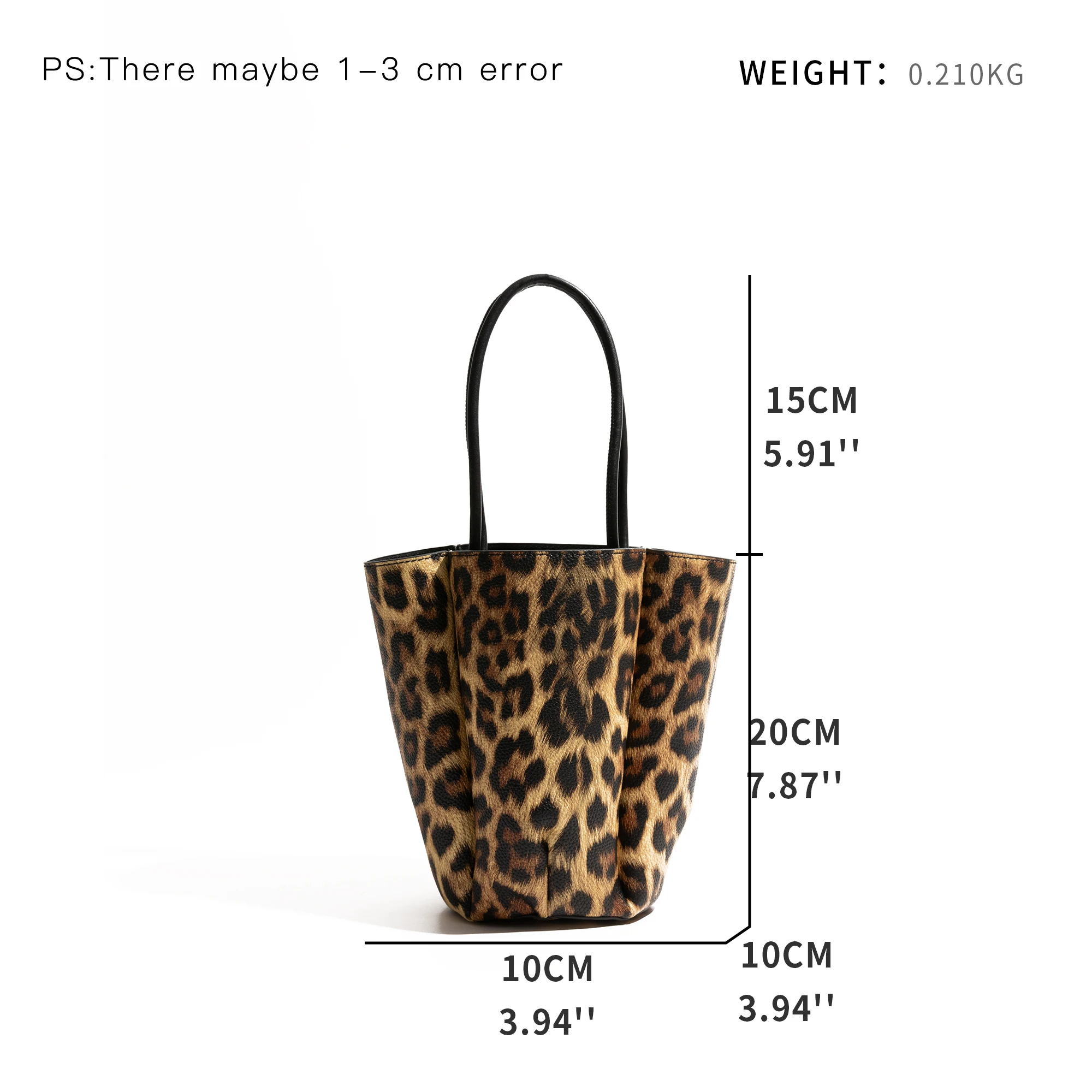 MABULA Vintage Leopard Pattern PU Leather Shoulder Shopping Pouch Luxury Design Multi Space Women Large Capacity Bucket Handbag