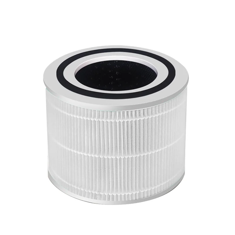 Hepa Filter for Levoit Core 300-RF HEPA Levoit Activated Carbon Filter Core 300 Levoit Air Purifier Filter,White