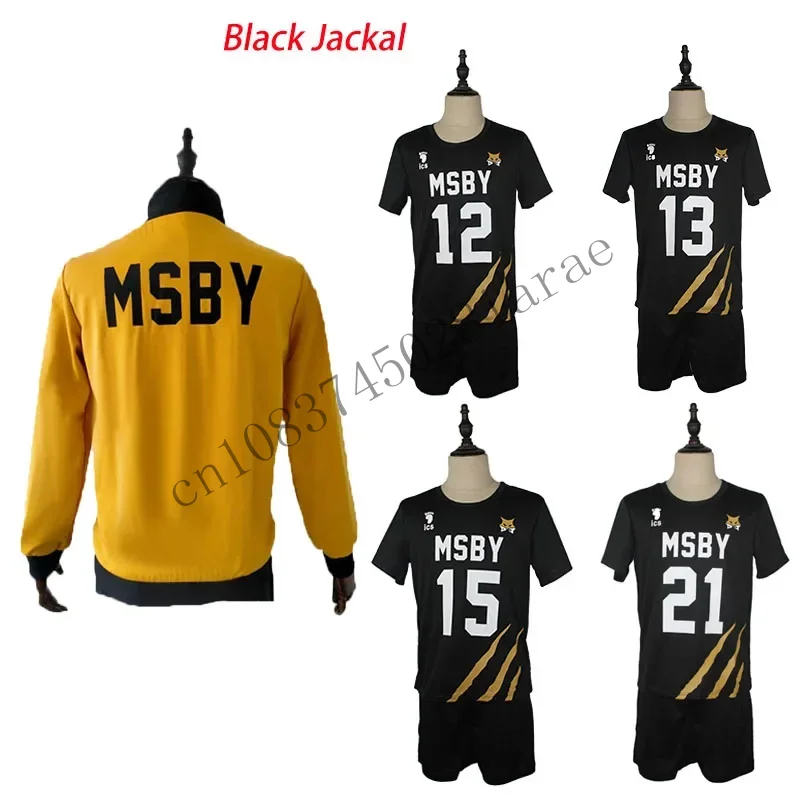 Msby black jackal cosplay costume Hinata Shoyo kiyoomi sakusa Kotaro bokuto Atsumu Miya jersey coat jacket sport suits cmm501