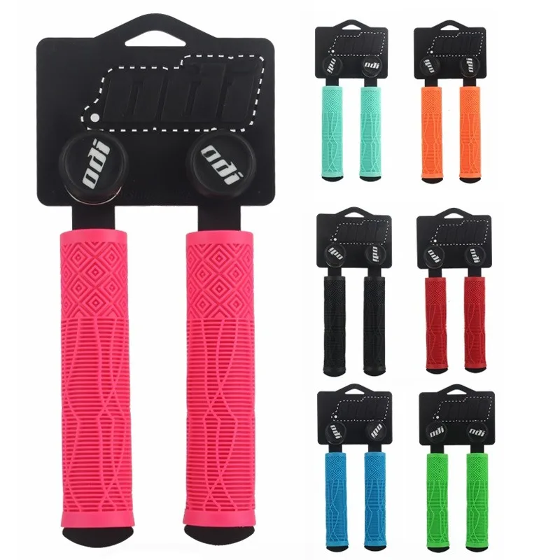 

Силиконовые велосипедные ручки ODI, красные, синие, розовые, оранжевые, зеленые, для руля велосипеда, подходят для MTB, внедорожных велосипедов, DH, XC, AM.