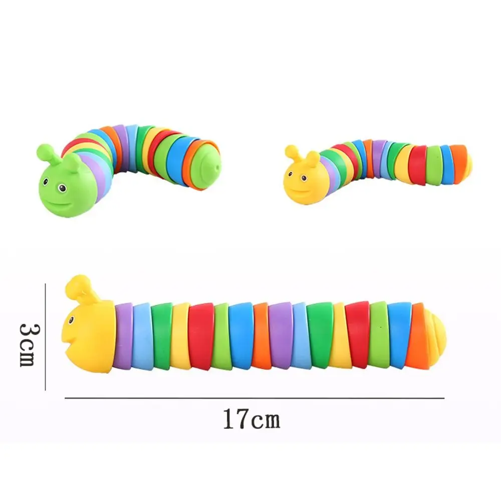 Toys Interactive Relief Toys Degree Rotatable Rainbow Snail Slug Rotating Toys Rainbow Snail Toys Rainbow Caterpillar Toys