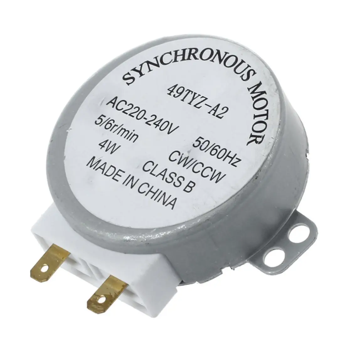 A35T-AC 220-240V 50/60Hz 5/6RPM 4W Turntable Synchronous Motor for miniwave Oven