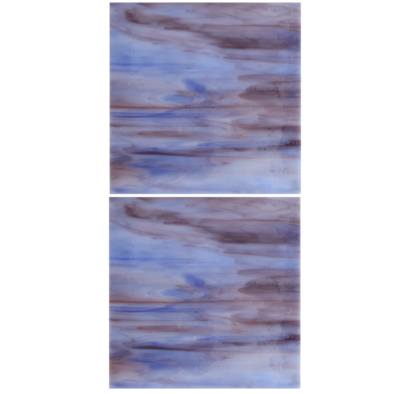 

2Pcs Stained Glass Sheets Colorful Glass Tiles DIY Craft Supplies for Mosaic Decoration Art Tiles DIY Art Supplies