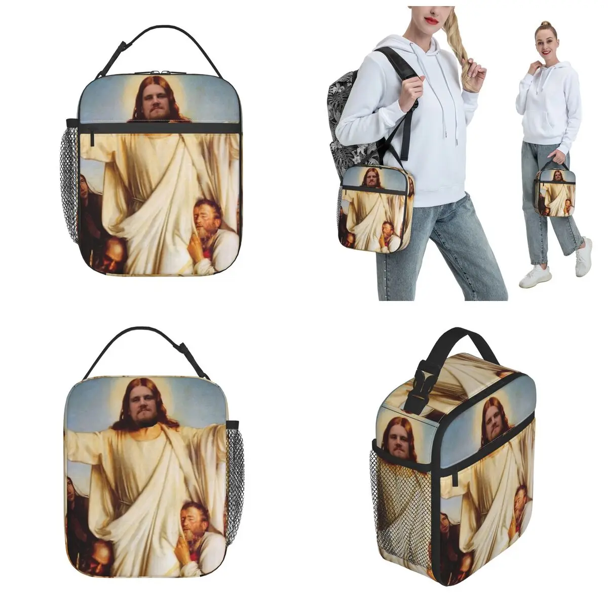 Dragon Lord Rainer Winkler Holy Lord Isolierte Lunchtasche Kühltasche   Lunchbehälter, hohe Kapazität, Lunchbox, Tragetasche, Aufbewahrungstaschen