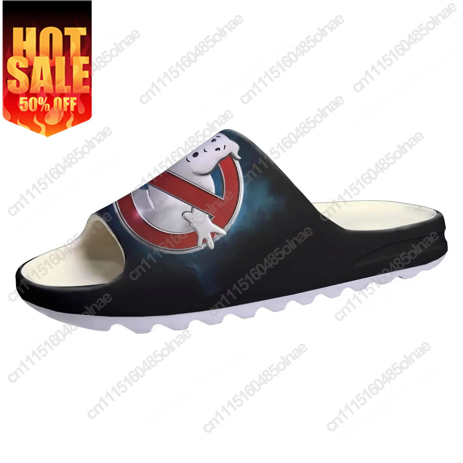G-Ghostbusters Classic Movie Soft Sole Sllipers Home Clogs Customized On Water Shoes Mens Womens Teenager Step In Sandals