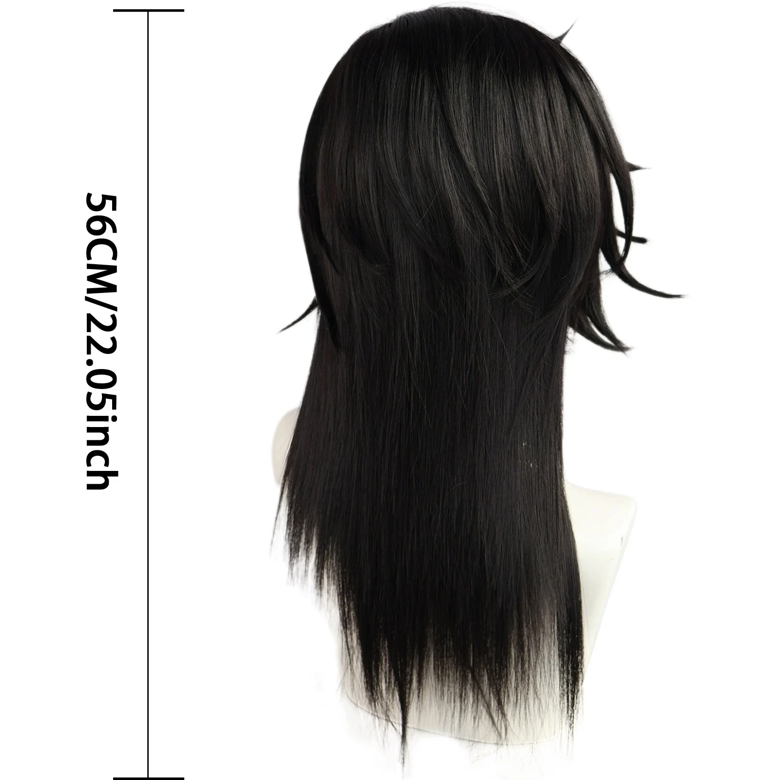 Jeu Arcane Saison 2 Vi Jinx Cosplay Perruque, Cheveux Noirs et Rouges pour Femmes et Hommes, Halloween Carnaval ixLOL Py Play Perruques