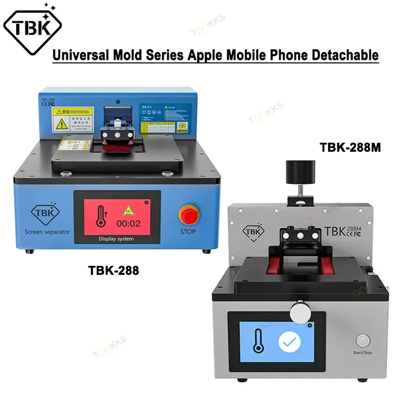 TBK 288 /288M LCD Screen Separator Built-in Pump Vacuum Automatic Intelligent Control Screen Removal Tool for iPhone 5S-13ProMax