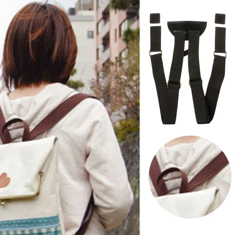 Canvas Backpack Strap Adjustable Shoulder Bag Strap Replacement Rucksack Belt School Book Bags DIY Accessories 3.2cm Width