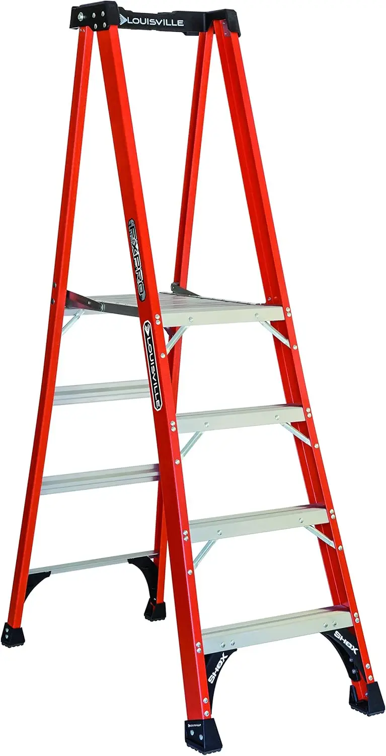 

4-Foot Fiberglass Platform Step Ladder, 375-Pound Load Capacity,