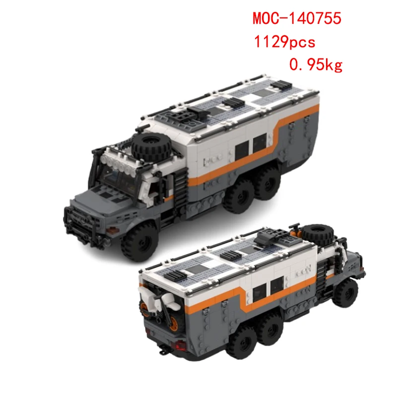 Spot MOC- 191580 140755   Zusammengebaute Bausteine mit kleinen Partikeln, Auto- und LKW-Modelle, Puzzle-Bauspielzeug