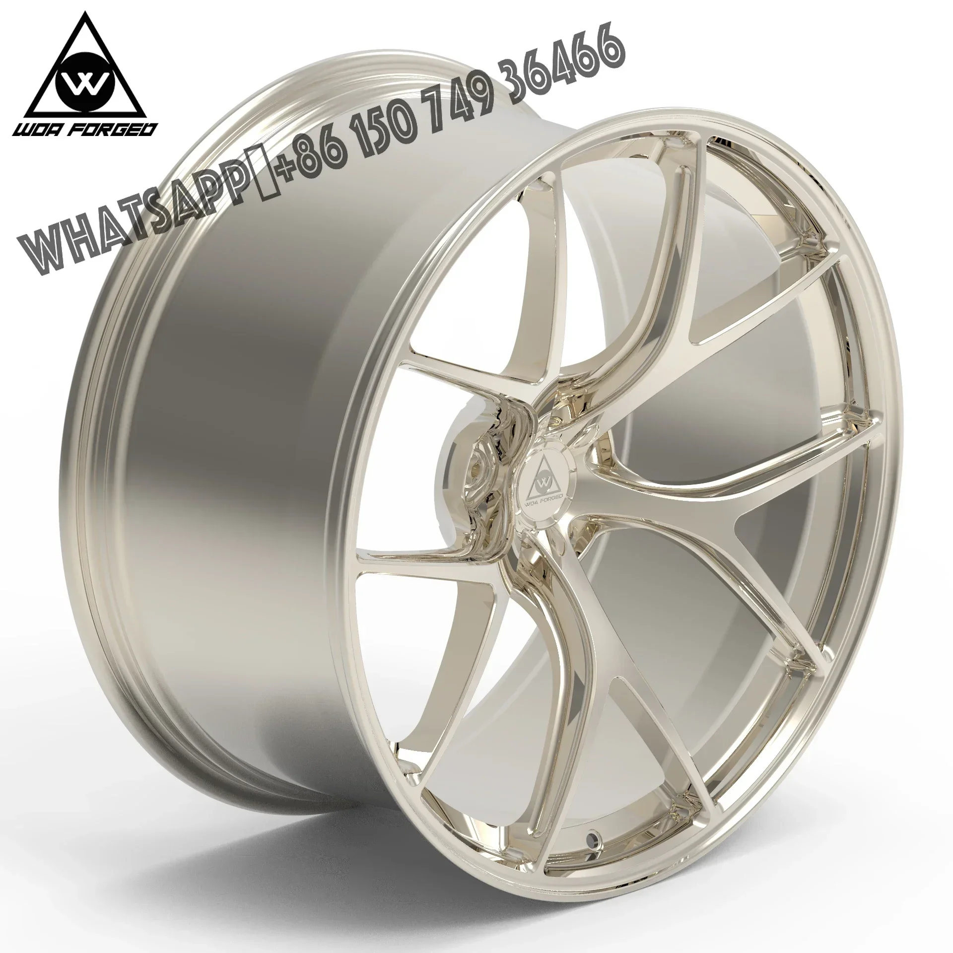 6061-T6 Monoblock Forged Wheels Lightweight Hub Wheel Aluminum Alloy Fit Customized Ofsolidfied for Audi A4 S4 A