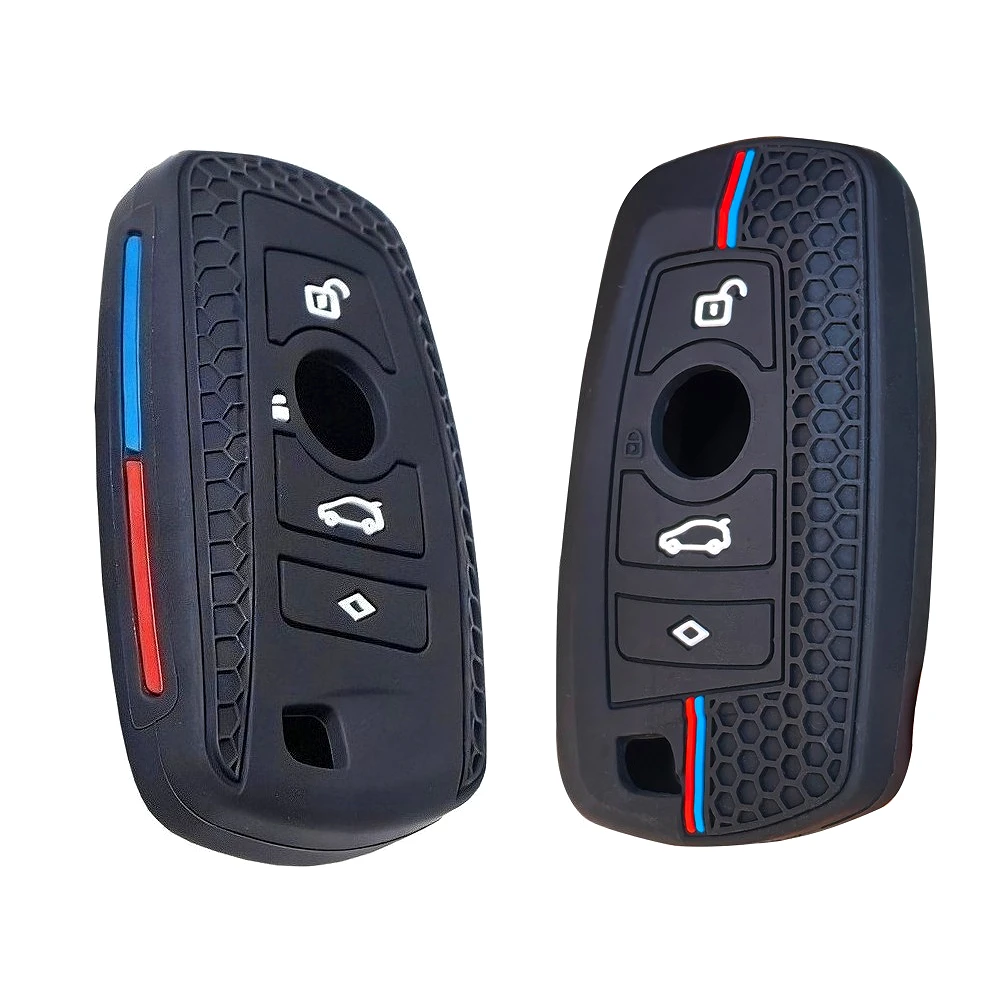 Funda de silicona para llave de coche, para BMW 1 2 3 4 5 6 7 Series M3 M4 M5 X1 X3 X4 X5 X6 F36 F25 F26 F30 F34 F10 F07 F20 Z10 G30 F15 F16