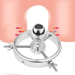 Adjustable Anal Vaginal Dilator Plug Extreme Speculum Chastity Device Butt Plug Sex Toys Unisex  Bdsm Extreme Sexual Couples Kit