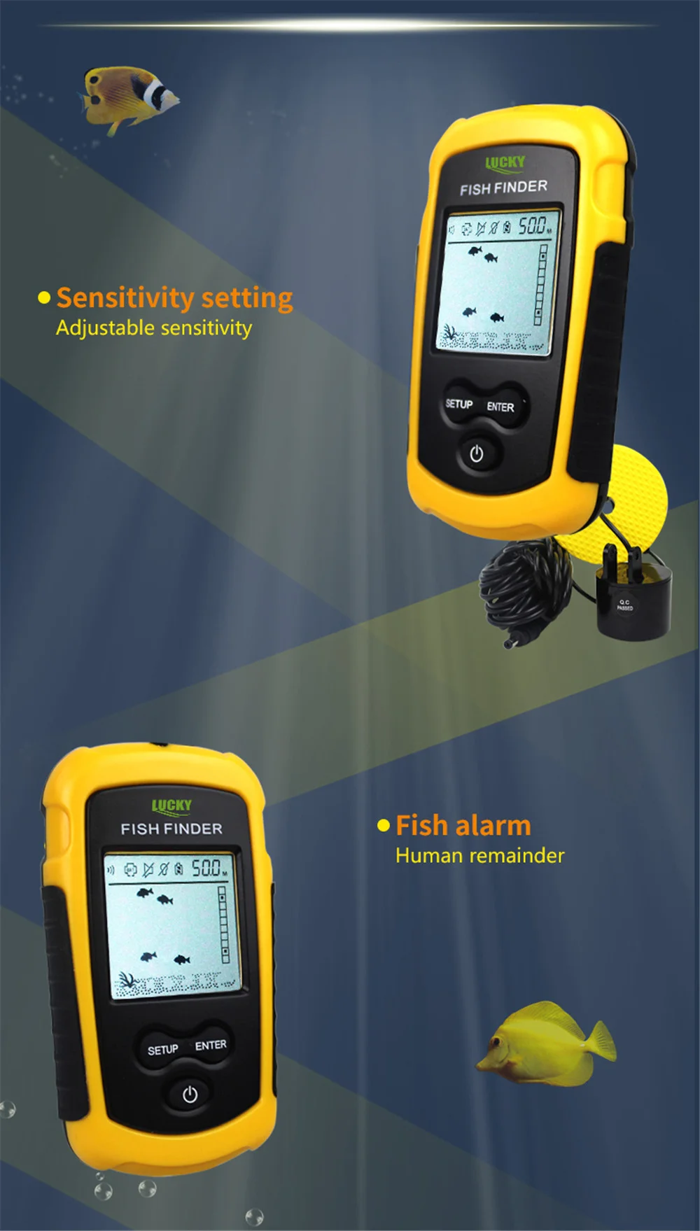 FF1108-1 เครื่องวัดความลึกสำหร - Fish Finder Transducer 200Khz บทวิจารณ์และราคา