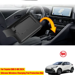 Car Silicone Wireless Pad Protection Mat For Toyota CHR C-HR 2024+