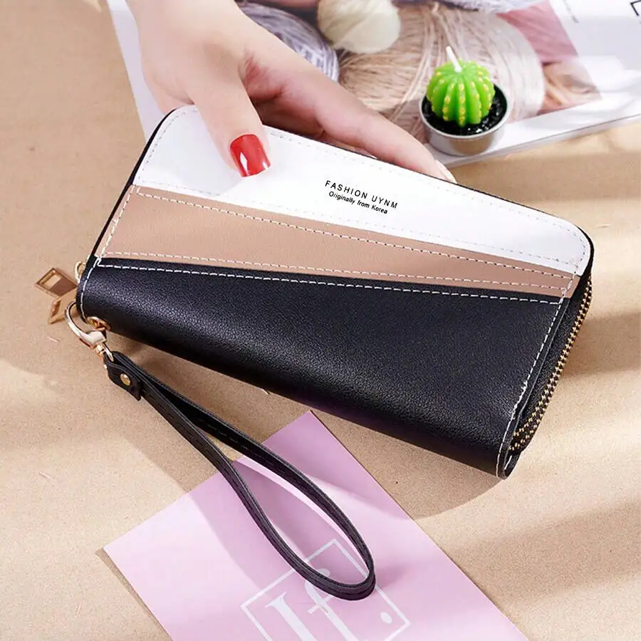 Wallets for Women Kawaii Large Wallet Luxury Designer Lady Wallet Pink Purse Womens Wallet Big Women Leather Wallet Coin Purse