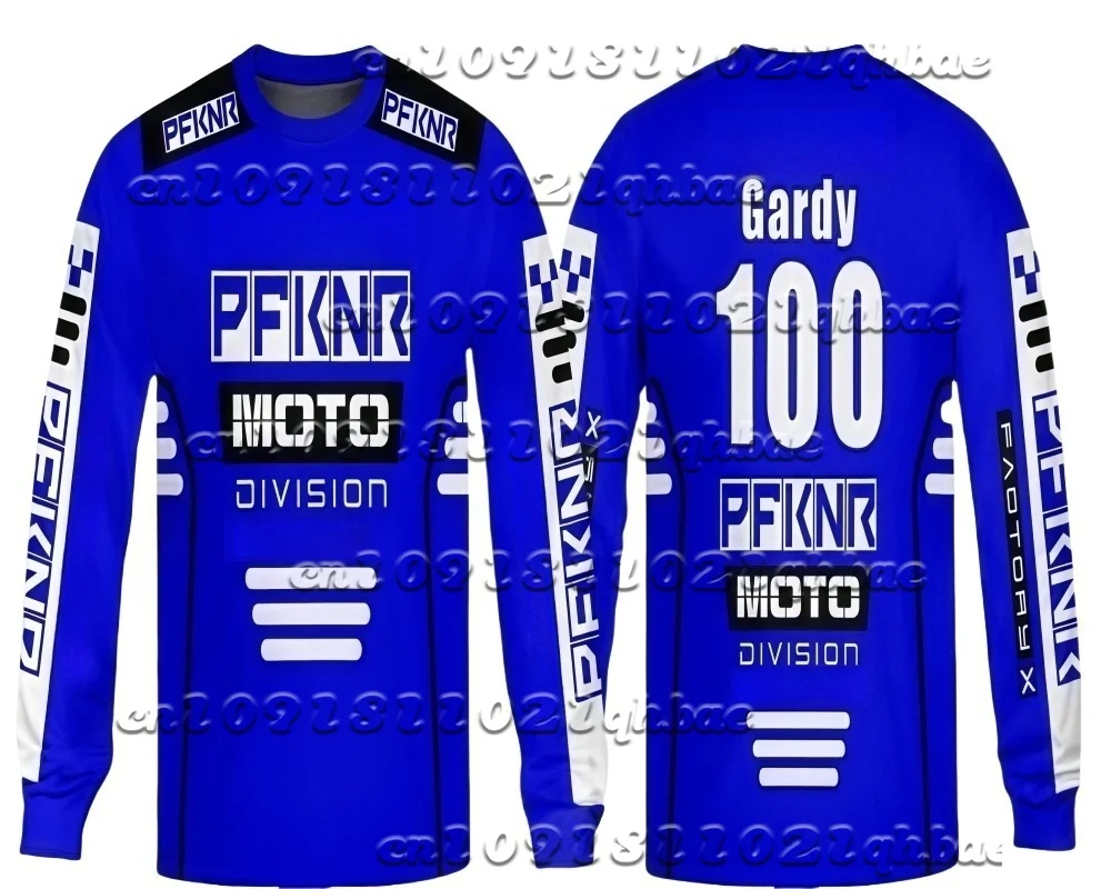 

European And American Motorcycle Top Street Men's Tight Fitting Breathable Comfortable PFKNR Cycling Sports Long Sleeved T-Shirt