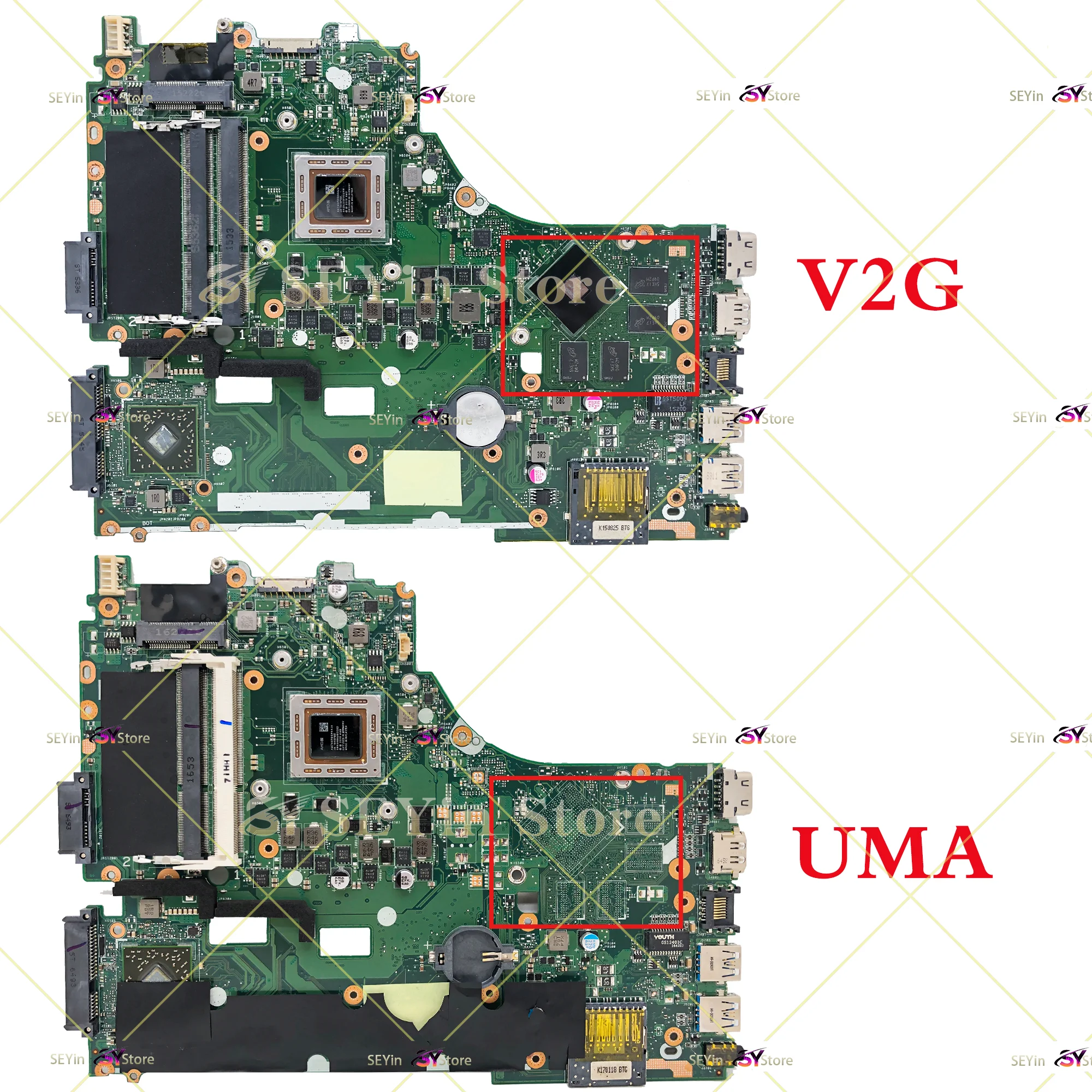 X550Z Mainboard For ASUS X550ZE X550ZA X750Z K555Z VM590Z A555Z X750DP K550D Laptop Motherboard A8 A10 FX7500P FX7600P UMA/PM