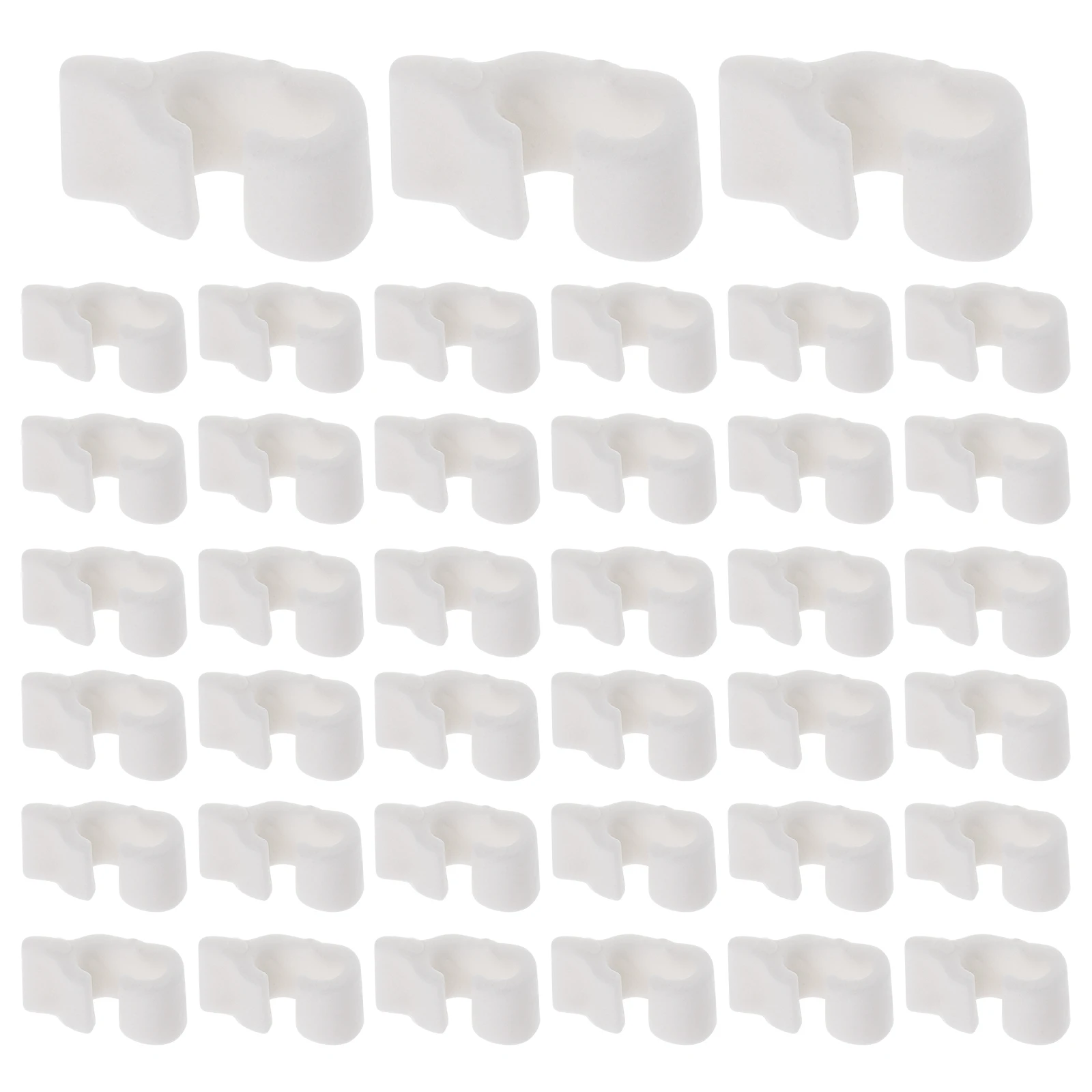 

40pcs Storage Cabinet Buckles for Wardrobe Shoe Cabinet Pet Cage Assembly Latch Door Connectors Material Easy