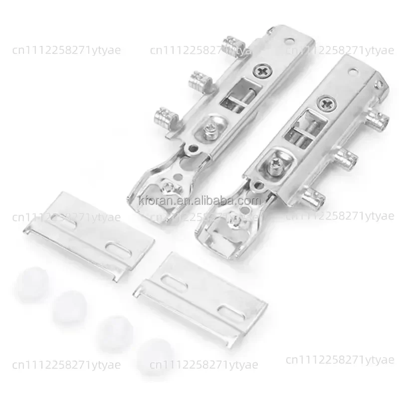 Wall-mounted hidden metal cabinet hanger