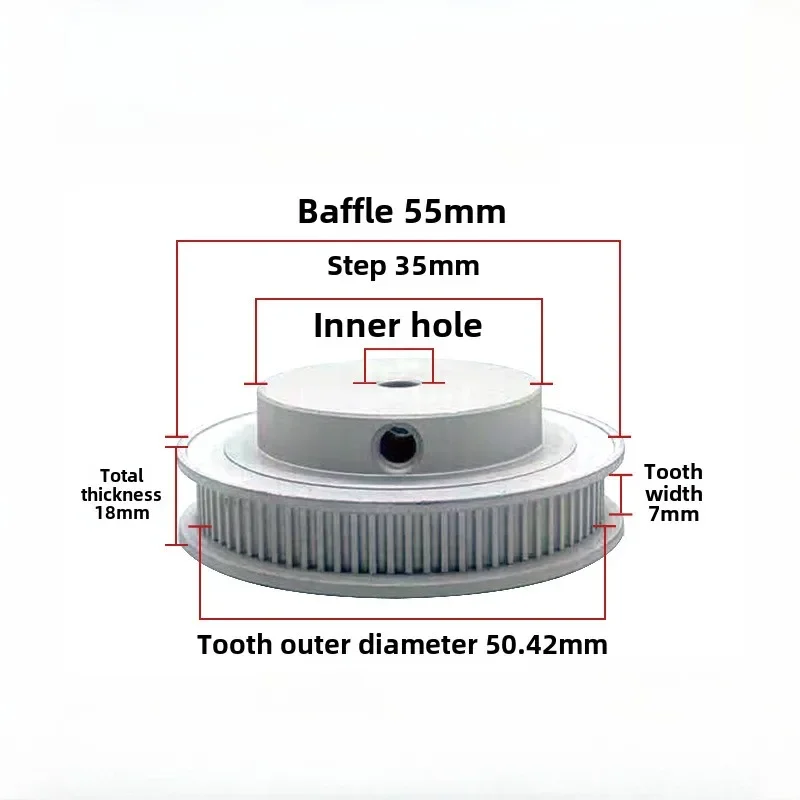 

80 зубьев GT2 Шкив ГРМ 2GT Синхронный шкив Диаметр 5 мм Ширина 6 мм Ремень ГРМ 80T GT2 Приводное колесо из алюминиевого сплава