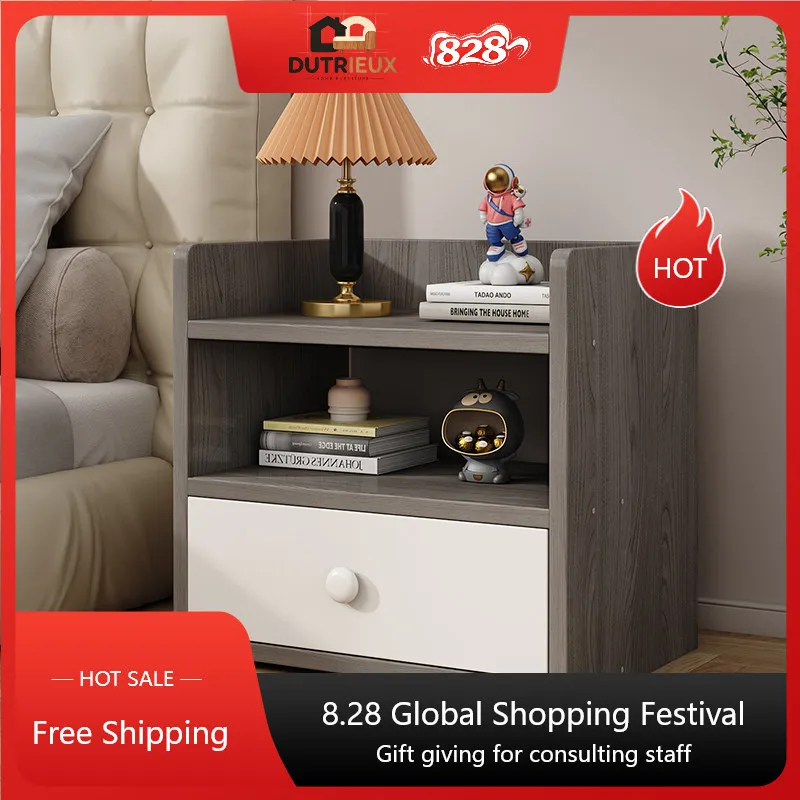 Adult Bedside Nightstands Essentials Cabinets Restaurant Gaming Dining Chairs LivingRoom Events Mesitas De Noche Furniture Home