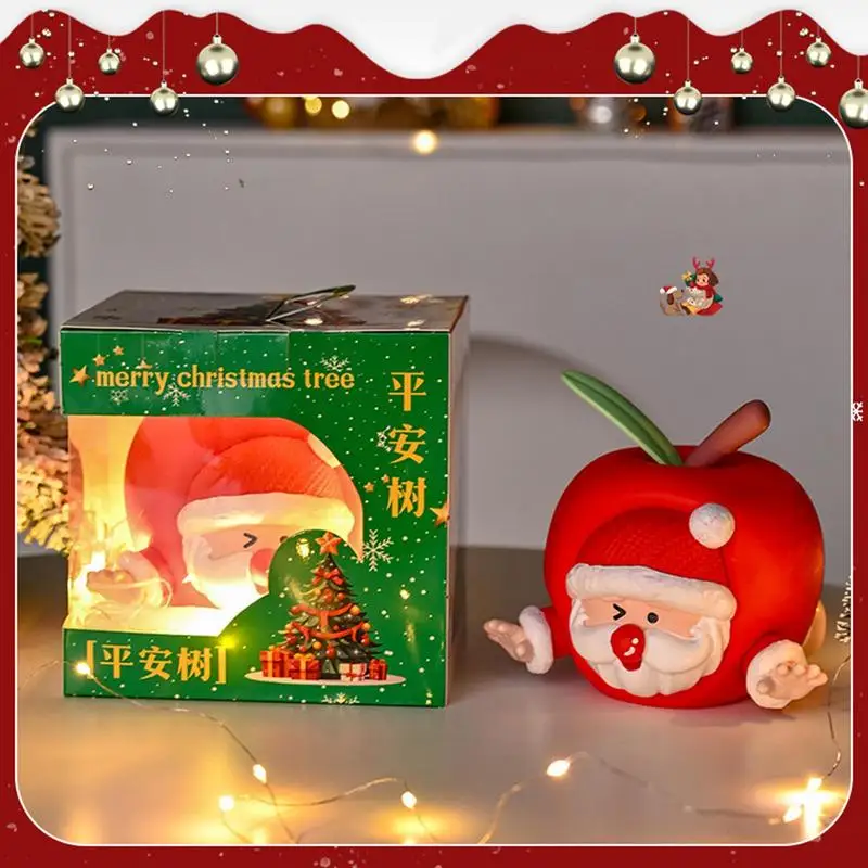 Santa Claus Statue Fruit Santa Money Saving Box Christmas Parties Supplies Table Centerpieces Home Decoration For Friends Family