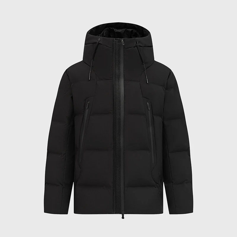 High-quality, fashionable, casual and stylish outdoor down jackets with hats and thickened coats for couples