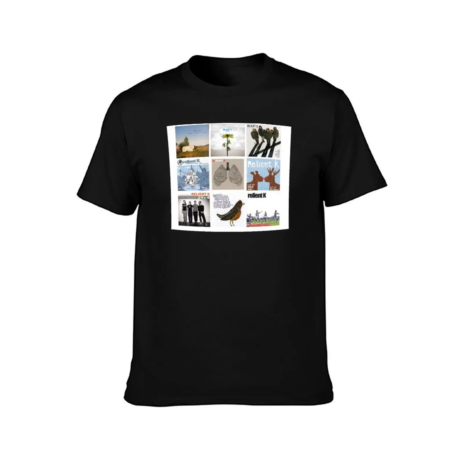 Relient K album covers T-Shirt Casual Loose Short Sleeve Tee for Men T-Shirt