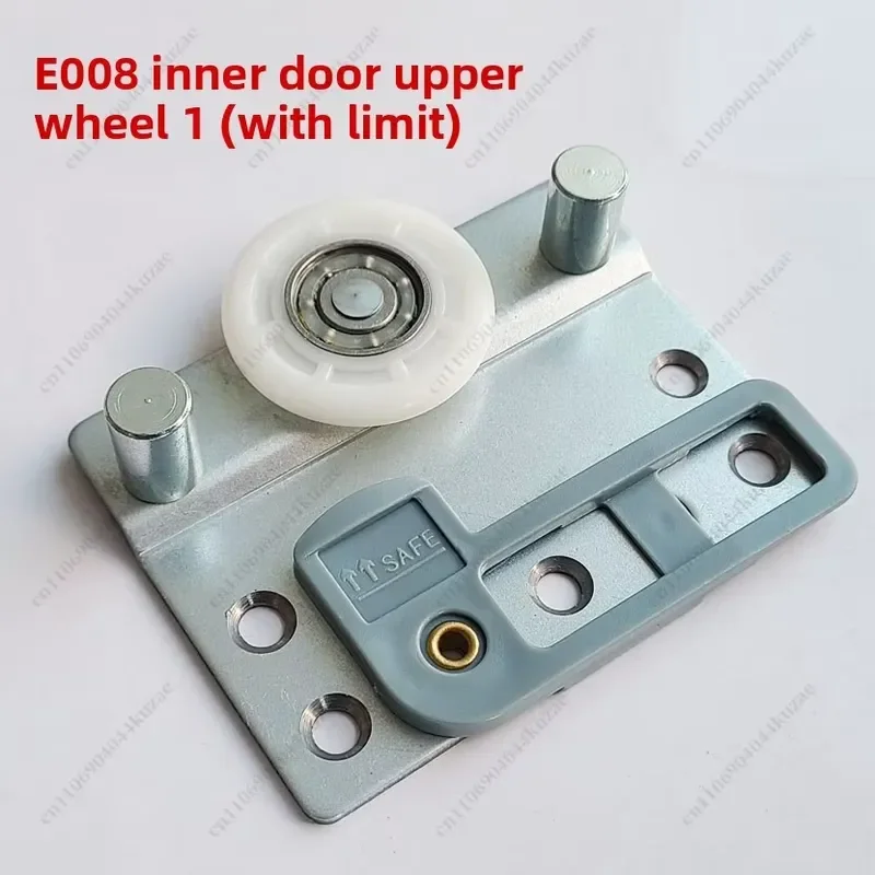 for E008 Adjustable Roller Wheel 18-28mm Smooth Glide Hardware Kit for Interior Exterior Closet Barn Door Systems Durable