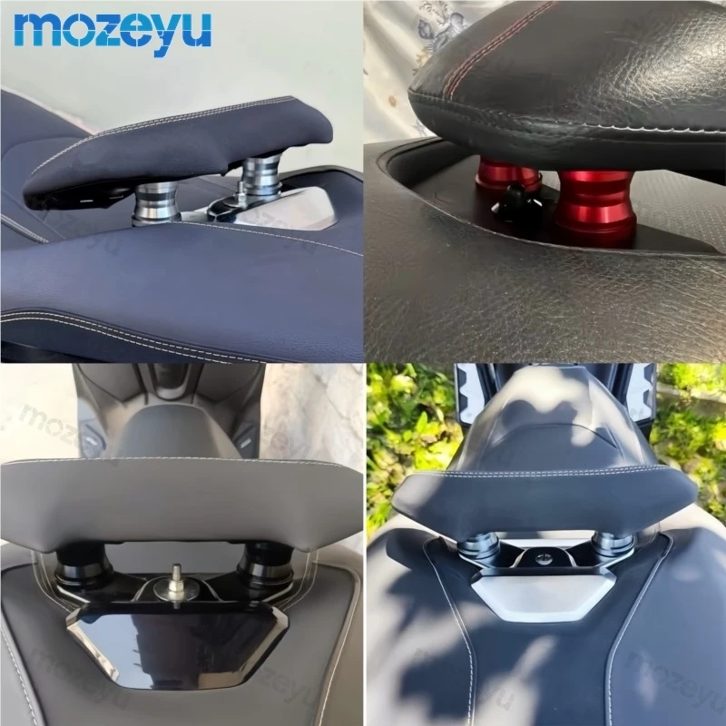 

For Yamaha Tricity 300 XMax TechMax+ Tmax 560 Riser 2025 2026 Passenger Backrest Heightening Motorcycle Seat Cushion Heighten