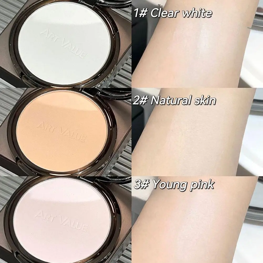 

Matte Soft Focus Pressed Powder Oil Control Lasting Waterproof Invisible Pores Fixing Makeup Powder Cosmetics for Women B4A8