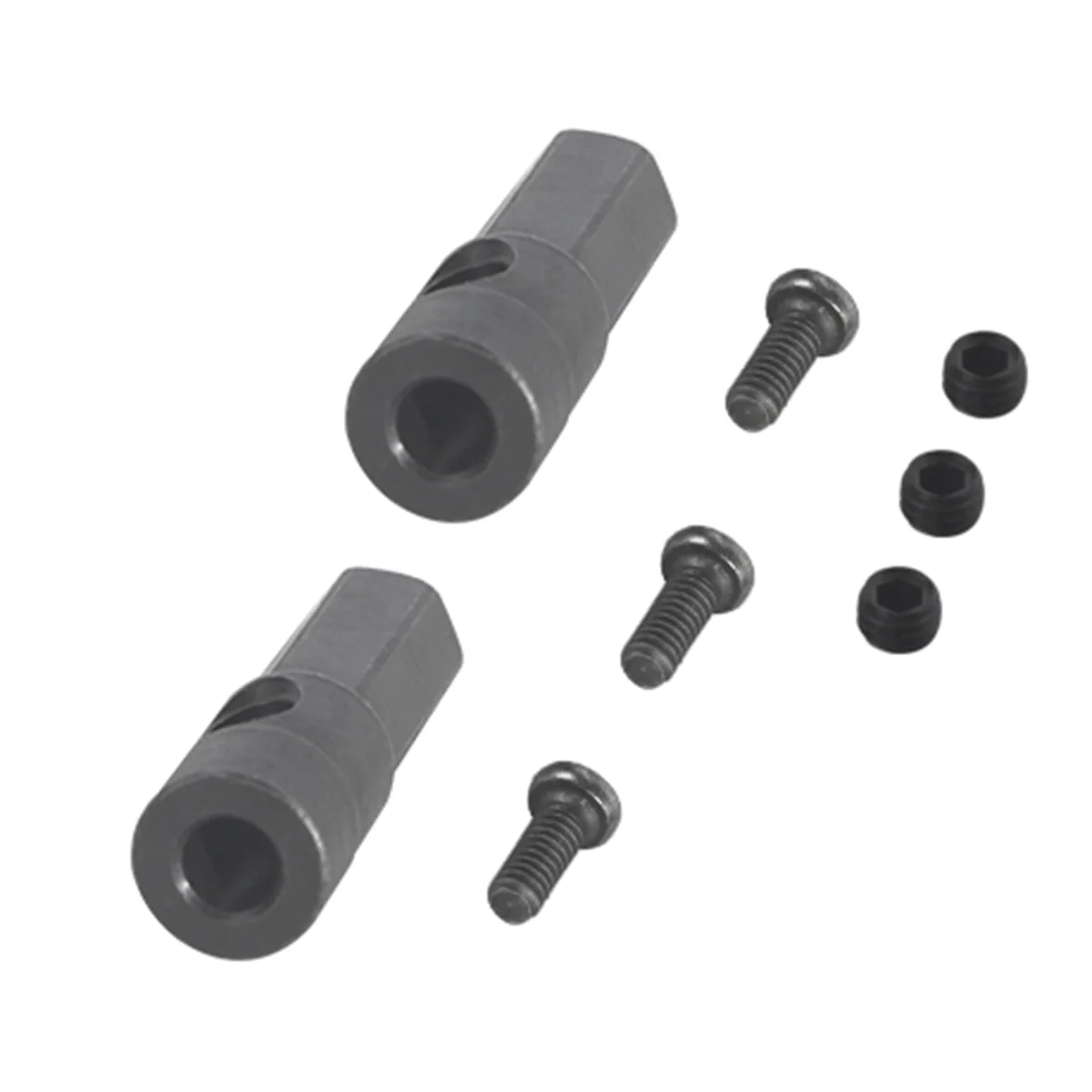 

AA85 2Pcs Metal Axle Shaft Hex Adapter Accessories for LDRC LD1297 LD1299 RC Car Spare Parts