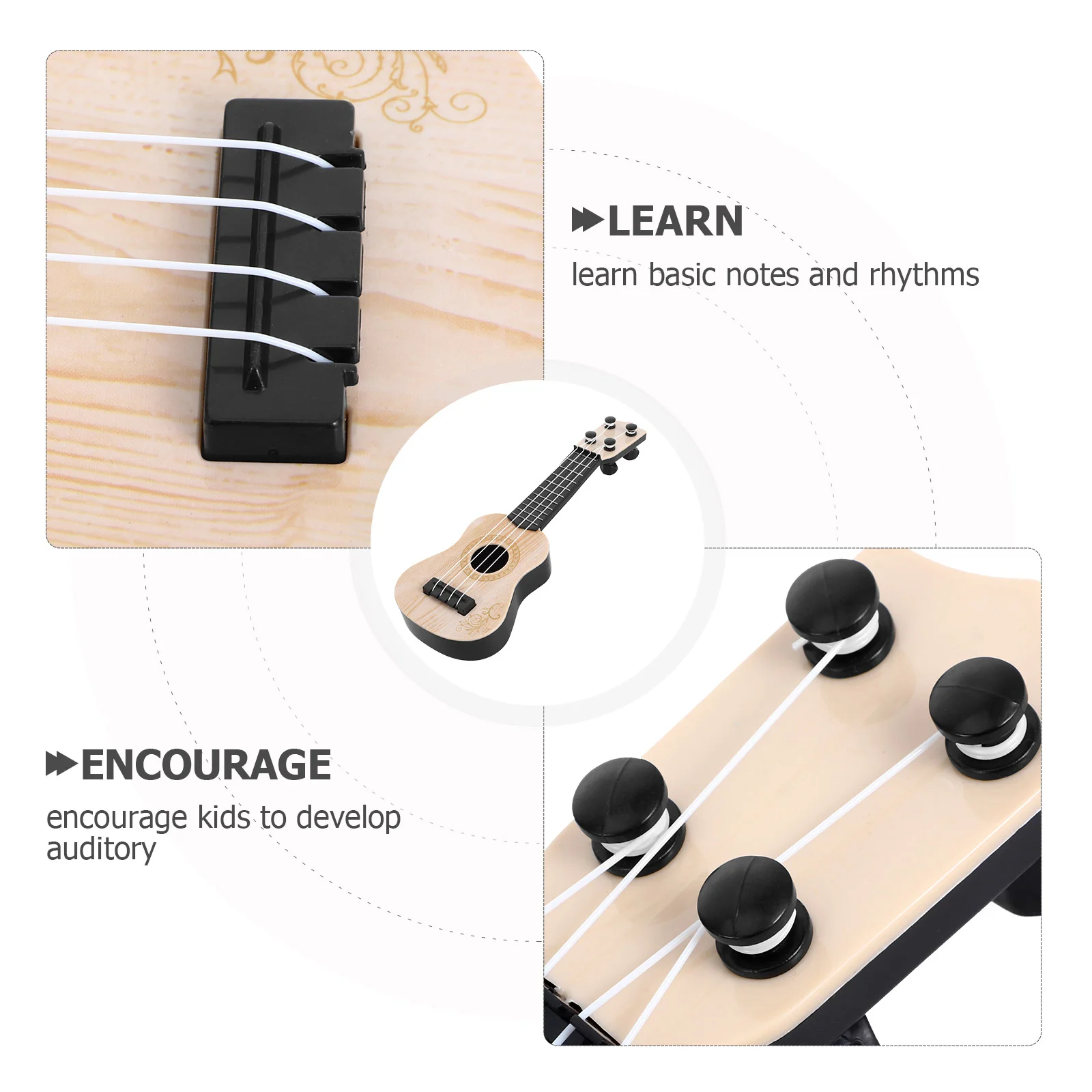 Mini-ukelele speelgoed simulatie speelgoed instrumenten kleine kinderen plastic muziekmodellen