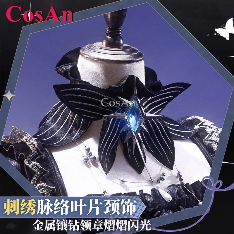 

CosAn Game Arknights Togawa Sakiko Cosplay Costumes Jointly-Designed Skin Gorgeous Elegant Dress Halloween Role Play Clothing