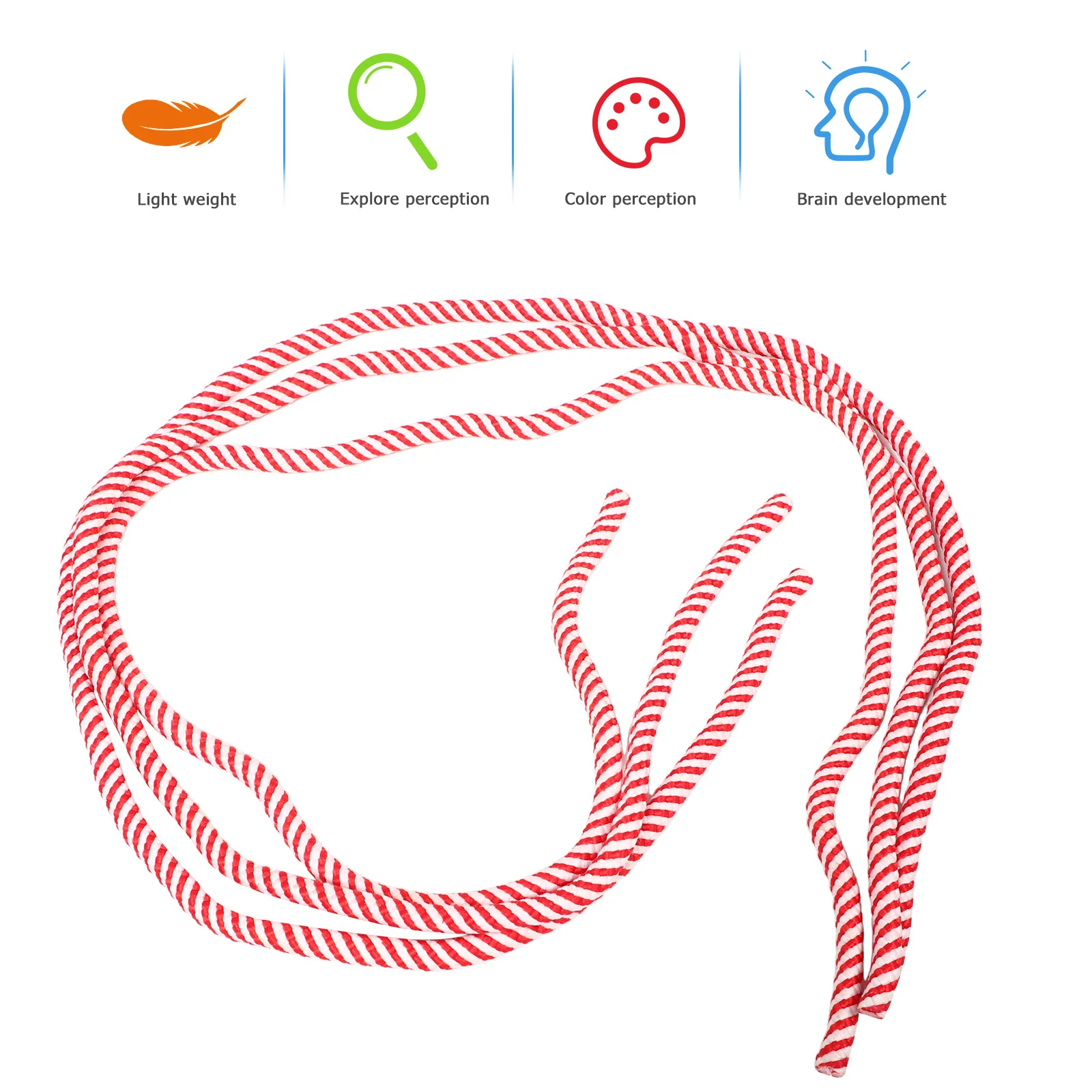 3Pcs Rope Trick Set Stiff Braided Illusion Gimmick for Stage Performance Close Up Beginners Professionals Ropes