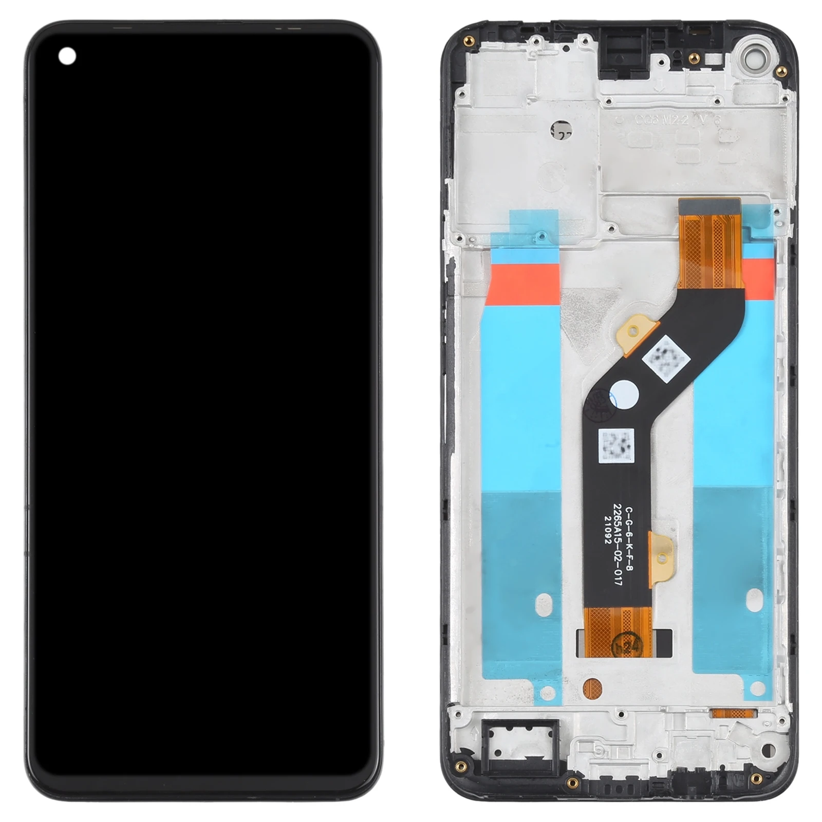 Oem Lcd-scherm Voor Tecno Camon 17 Digitizer Volledige Vergadering Met Frame